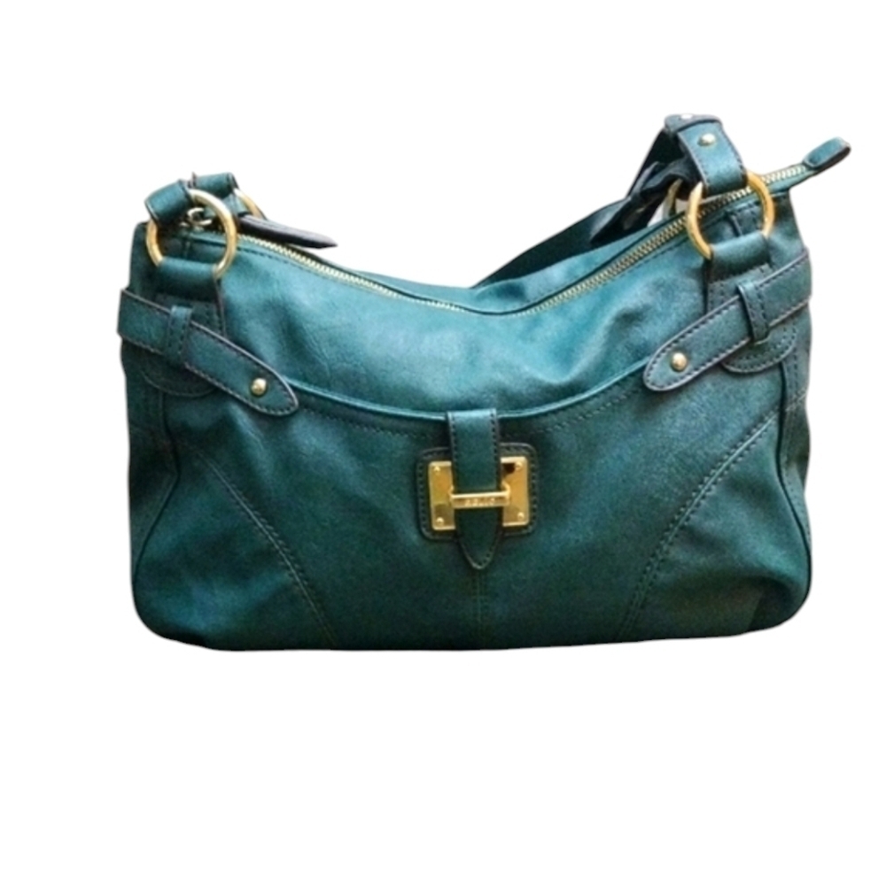 Relic Green Shoulder Bag with Gold Hardware